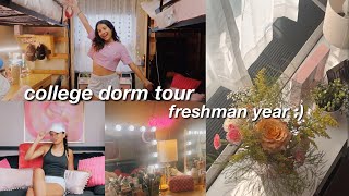 COLLEGE DORM TOUR  freshman year 2023 [upl. by Annatsirhc]