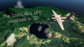 The 1971 Costa Rica UFO  Visualized in 3D [upl. by Rosena355]