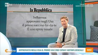 Influenza e vaccini  Unomattina 25092024 [upl. by Ellicec]