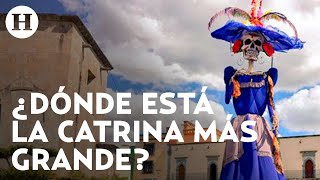 Día de Muertos Visita Zapotlanejo el lugar donde crean las catrinas más grandes del mundo [upl. by Walburga]