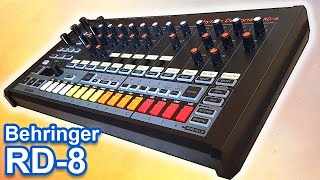 BEHRINGER RD8  Review Tutorial amp Demo  Analog Drum Machine [upl. by Iba]