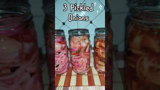 🧅🔥Pickled Onions 3 Ways Basic Spicy amp HerbInfused 🌶️🌿 [upl. by Bello]