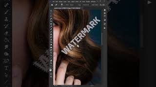 How to Remove Watermark in Photoshop shorts [upl. by Aihsikal852]