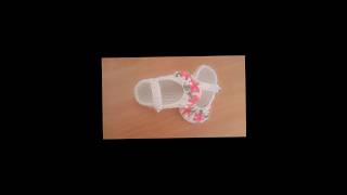 crochet baby booties easy [upl. by Rudman]