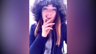 Pretty girl smoking Sweden [upl. by Elysee]