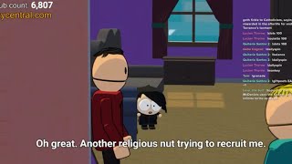 Goth Firkle converts to Catholicism South Park AI [upl. by Anec134]