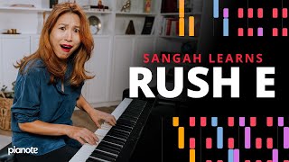 Professional Pianist Learns Rush E On The Spot 🔥 [upl. by Kolk973]