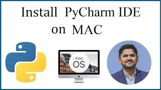 How to install PyCharm IDE on Mac  Run first Program [upl. by Sarajane158]