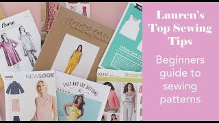 Beginners Guide to Dressmaking Patterns  Laurens Top Sewing Tips  Part 8 [upl. by Kapor]