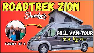 2023 Roadtrek Zion Slumber Class B Camper van FULL TOUR amp REVIEW  Family of 4 [upl. by Tobie503]