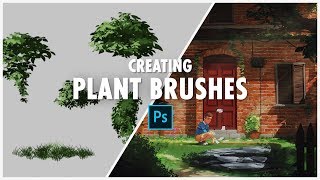 Creating Plant Brushes  Photoshop Tutorial [upl. by Silvia81]