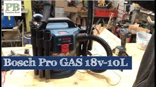 Aspirateur Bosch Pro GAS 18V10L [upl. by Mcgrody]