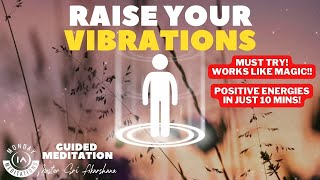 Raise Your Vibrational Frequency in 10 Minutes  Guided Meditation INSTANT RESULTS [upl. by Egap]