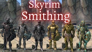 Skyrim  Smithing Guide 2021 [upl. by Amadas]