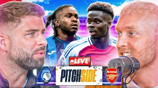 UCL ATALANTA vs ARSENAL  Pitch Side LIVE [upl. by Subir]