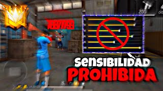 SENSIBILIDAD ACTUALIZADA ⚙️Para dar todo Rojo 🩸En free fire Subir rápido de rango en BR 👹 [upl. by Yerffeg]