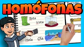 😍 Palabras HOMÓFONAS para NIÑOS ► con EJERCICIOS [upl. by Ailiec]