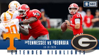 14 Tennessee Volunteers vs 3 Georgia Bulldogs Extended Highlights  CBS Sports [upl. by Noitna]