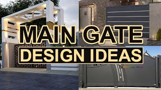 Modern Main Gate Design Ideas  Top Modern Gate Ideas  Blowing Ideas [upl. by Euqirat713]