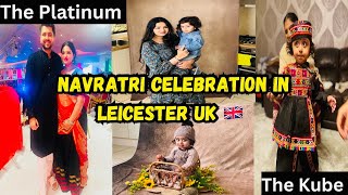 Navratri Celebration In Leicester UK 🇬🇧 2024  The Platinum Suite  The Kube  Harshiv’s Photoshoot [upl. by Ahsinit]