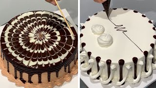 Satisfying Chocolate Cake Decorations Compilation  Amazing Chocolate Cake Decorating Ideas [upl. by Ophelia38]