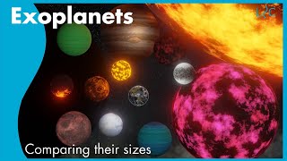 Comparing Exoplanets sizes [upl. by Helsa932]