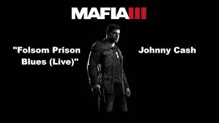 Mafia 3 WBYU Folsom Prison Blues Live  Johnny Cash [upl. by Aihsatal]