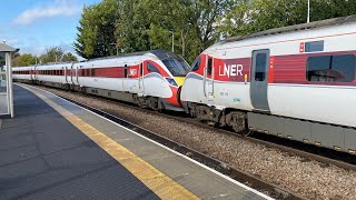 LNER 1A31 Leeds to London Kings Cross amp Grand central 1B93 to Sunderland Lea Road 12102024 [upl. by Wandis777]