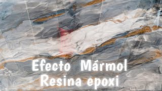 Haz un SUELO DE RESINA EPOXI efecto Mármol [upl. by Petunia]