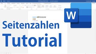 Seitenzahlen in Word Online einfügen  Tutorial [upl. by Kilgore]