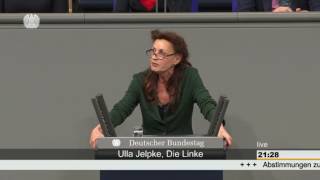 Ulla Jelpke DIE LINKE Ausreisepflichtgesetz ist Sammelsurium flüchtlingsfeindlicher Schweinereien [upl. by Mile695]