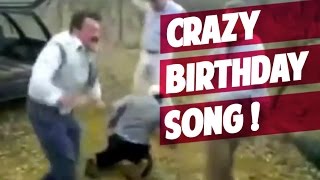 Fun Happy Birthday Song by Dancing Drunk Men [upl. by Lenna875]