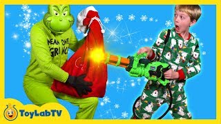 Grinch Takes Toys Santa Claus Christmas Toy Surprise for Kids Hot Wheels Cars amp Opening Presents [upl. by Hajile806]