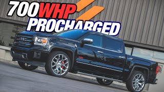 700WHP Sierra ProCharged  Dyno Run [upl. by Lynnworth]