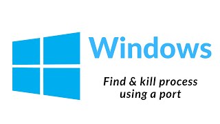 How to kill process running on any specific port in Windows 10 [upl. by Stephana876]