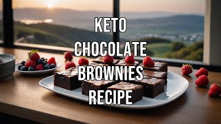 Keto Chocolate Brownies Recipe [upl. by Kohler]