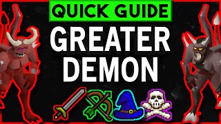 OSRS Greater Demon Slayer Guide  ALL LOCATIONS  Quick Guide 2021 [upl. by Adlei]