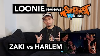 LOONIE  BREAK IT DOWN Rap Battle Review E277  SUNUGAN SA KUMU ZAKI vs HARLEM [upl. by Nolita776]