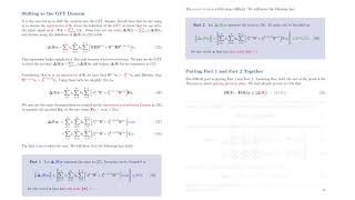 Lecture 74  Shifting to the GFT Domain [upl. by Attelra702]