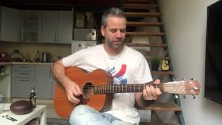 One U2 Acoustic Cover by Yoni Tutorial [upl. by Annaillil989]