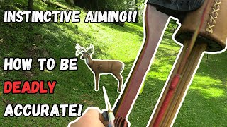 Instinctive Aiming amp How To Be DEADLY ACCURATE Traditional Archery Tips amp Trick [upl. by Nueoras]