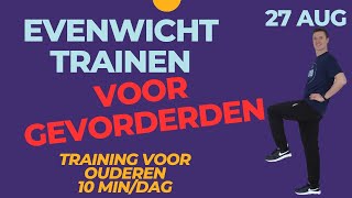 EVENWICHT trainen voor ouderen GEVORDERD niveau [upl. by Aicinet]