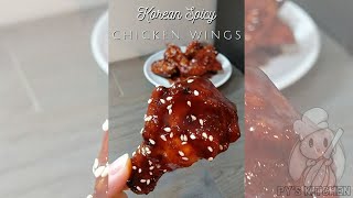 These Korean Chicken Wings Are A Perfect BBQ Item  Spicy Korean Chicken Wings Recipe [upl. by Ainitsirc]