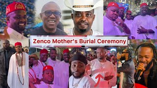 Billionaires At Zenco Mothers Burial Davido Obi Cubana Jowizaza Blord Cubana Chiefpriest [upl. by Haelat]