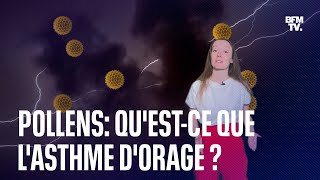 Questce que lasthme dorage qui touche les personnes allergiques au pollen [upl. by Draner653]