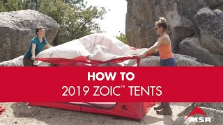 MSR® Zoic™ 2 Backpacking Tent Setup [upl. by Mauri]