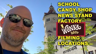 Willy Wonka FILMING LOCATIONS  Then and Now  SchoolCandy ShopFactory  Munich Germany [upl. by Tnilk]