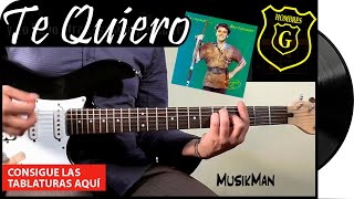 TE QUIERO  Hombres G  GUITARRA  MusikMan N°011 [upl. by Ahsinac]