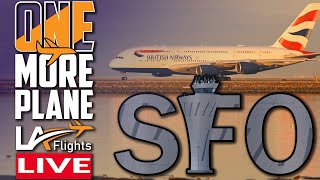 🔴LIVE San Francisco International Airport  SFO LIVE  SFO Plane Spotting [upl. by Sollars41]