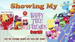 Showing My Happy Tree Friends Complete Season One Four Disc DVD Boxset amp Overkill DVD and Menus [upl. by Anavahs]